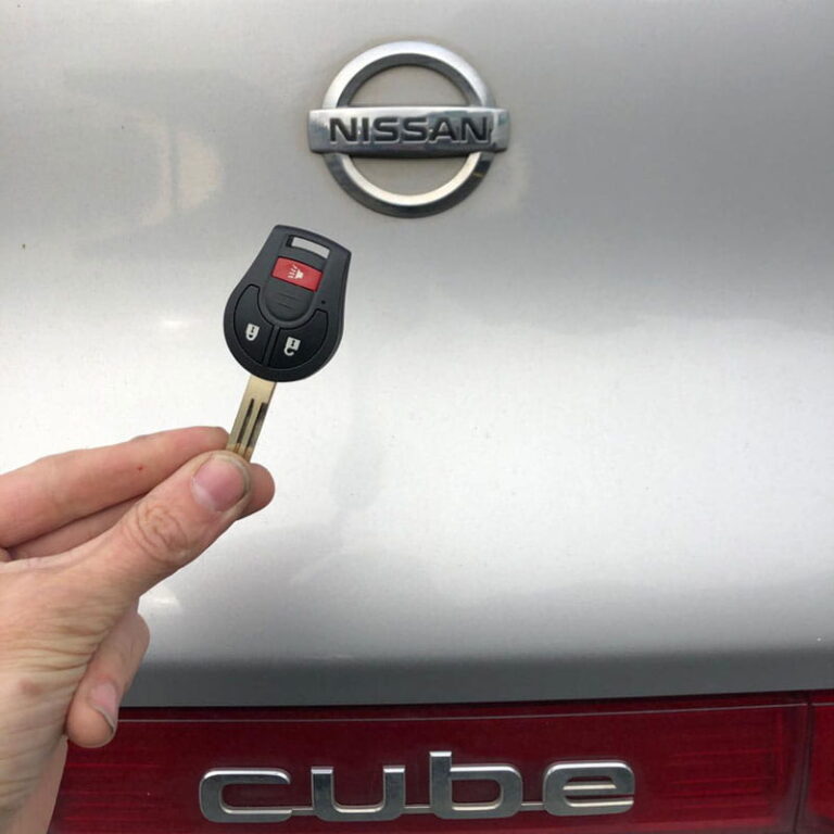 Nissan remote key head