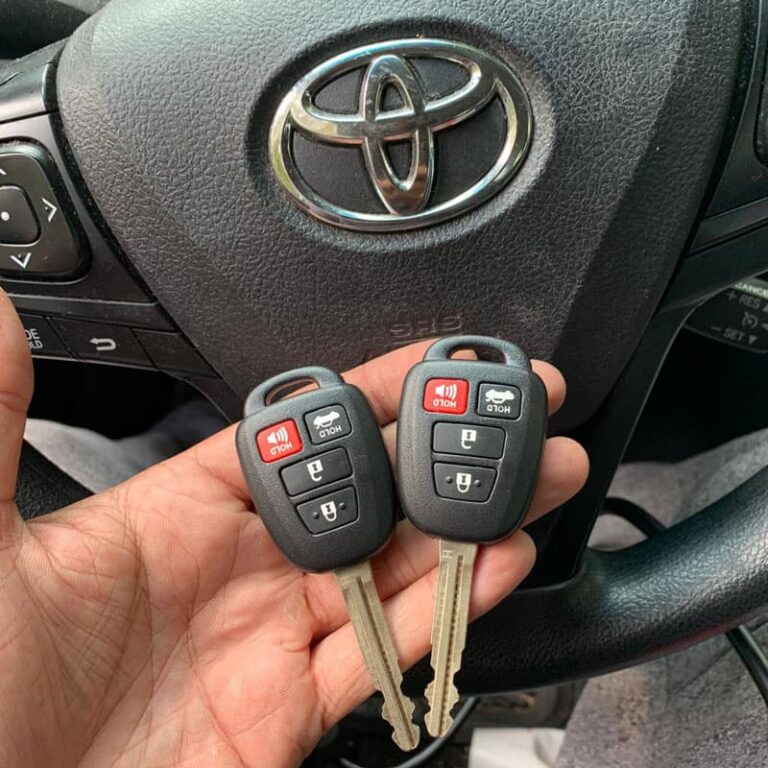 Toyota key duplication