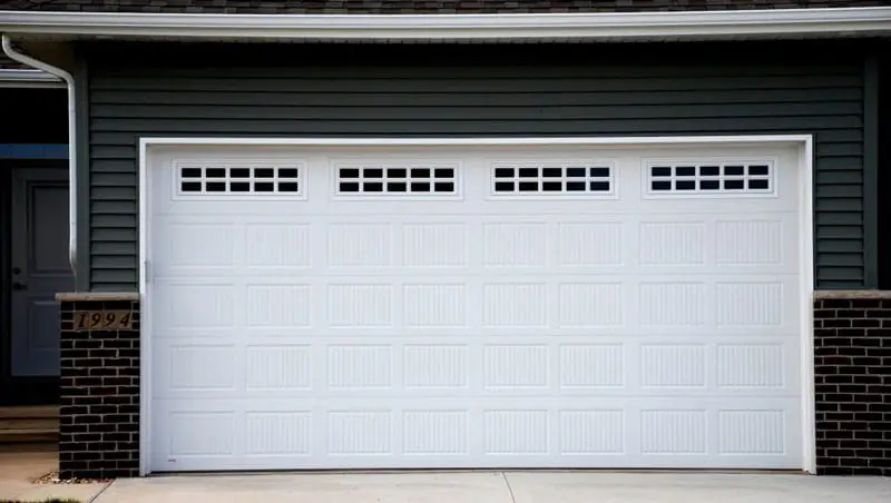 Garage door sections